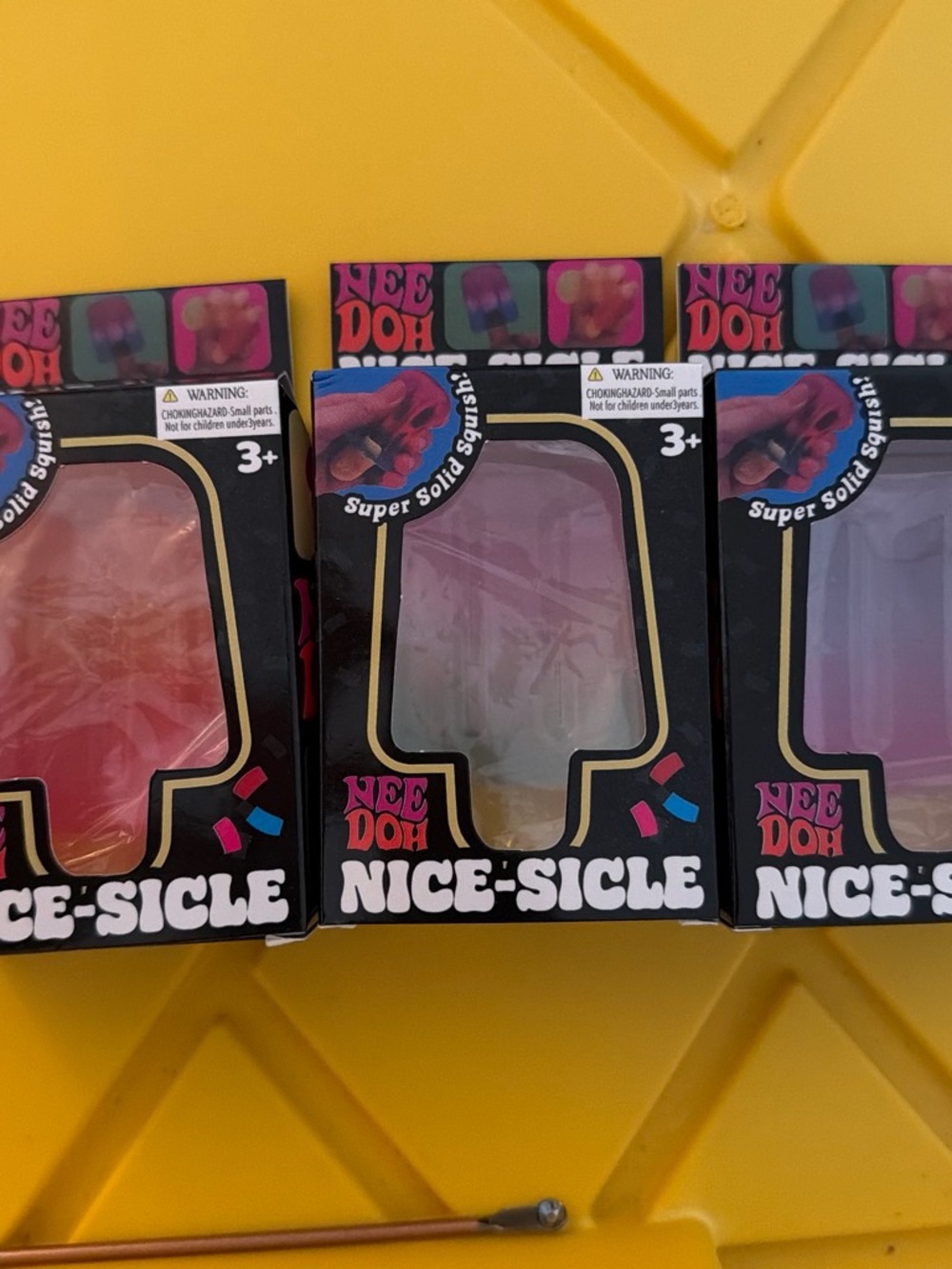 Nice-Sicle Super Solid Squish Toy - Pink & Purple
